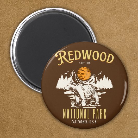 Aimant Redwood National Park California