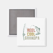 Aimant Reel Cool Grand-Père Pêche S (Recto/Verso)