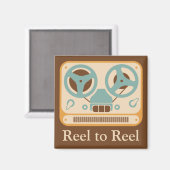 Aimant Reel to Reel Analog Tape Recorder (Recto/Verso)