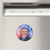 Aimant Réélire le président Obama (In Situ (Lave-vaisselle))