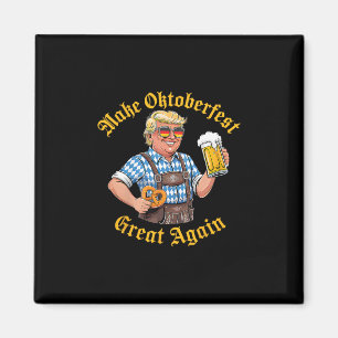Aimant Refaire Grande Encore Drôle Trump Bière Allemande