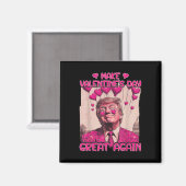 Aimant Refaire la Saint-Valentin encore plus grande Funny (Recto/Verso)