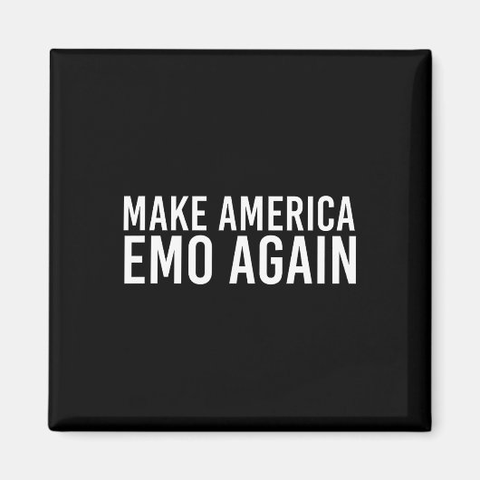 Aimant Refaire l'Amérique Emo Encore Drôle Goth Nous Idée (Devant)