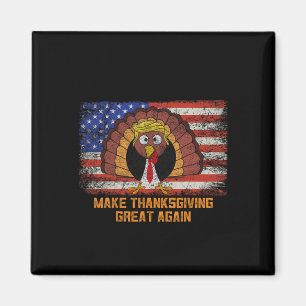 Aimant Refaire Thanksgiving Great Again Trump Dinde Drôle