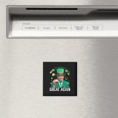Aimant Refaisons la Saint-Patrick Grande Encore Leprechau (In Situ (Lave-vaisselle))