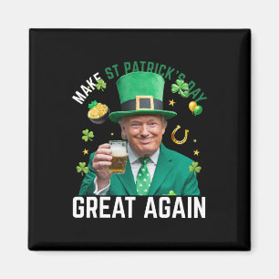 Aimant Refaisons la Saint-Patrick Grande Encore Leprechau