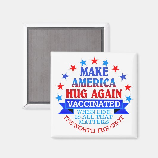 AIMANT REFAITES LE GROS AMÉRICAIN | VACCINÉ (Recto/Verso)