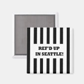 Aimant Ref'd Up à Seattle avec des arbitres de remplaceme (Recto/Verso)
