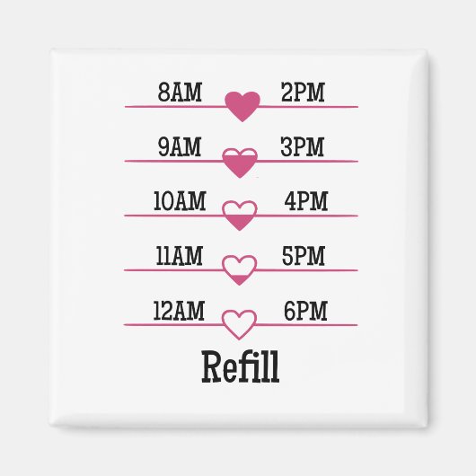 Aimant Refill Chart (Devant)