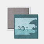 Aimant Refléter juste l'aimant (Recto/Verso)