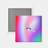 Aimant Reflets de l'Arc-en-Ciel (Recto/Verso)