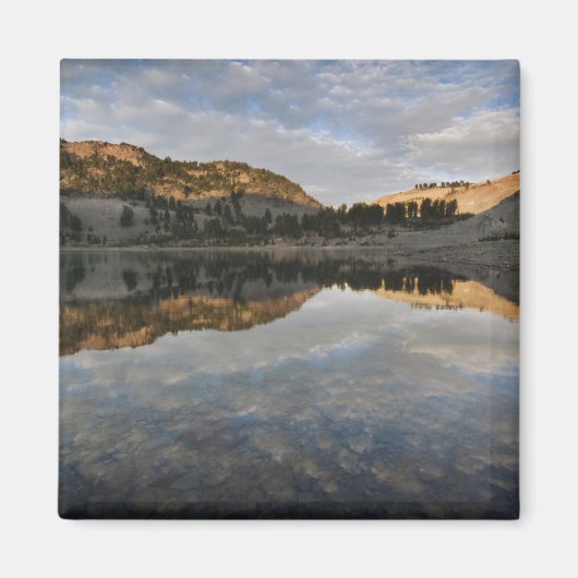 Aimant Reflets du coucher de soleil sur le lac Helen, Las (Devant)