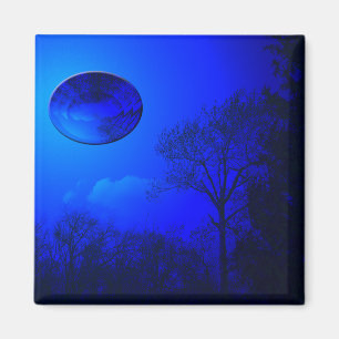 Aimant Réflexion bleue