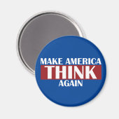 Aimant Réflexion de l'Amérique (Recto/Verso)