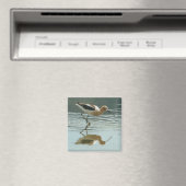 Aimant Réflexion des oiseaux au lac Mono (In Situ (Lave-vaisselle))