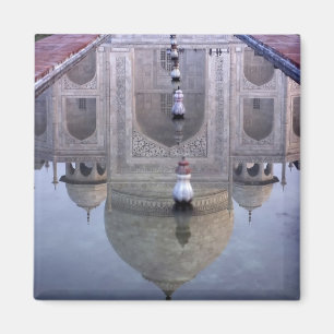 Aimant réflexion du Taj Mahal, Agra, Uttar Pradesh,