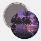 Aimant Réflexion Palm Tree (Recto/Verso)