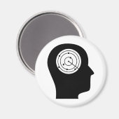 Aimant Réflexion sur le contrôle de la circulation aérien (Recto/Verso)