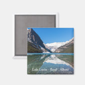 Aimant Réflexion sur le lac Louise - Banff NP, Canada (Recto/Verso)