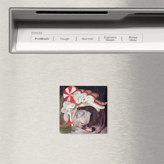 Aimant Réflexions de Noël (In Situ (Lave-vaisselle))