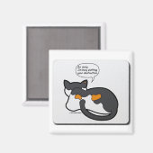 Aimant Réflexions sur les chats (Recto/Verso)
