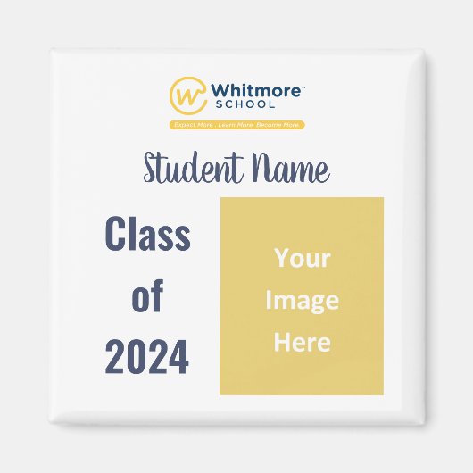 Aimant Réfrigérateur - 2024 Personnalisé (Devant)