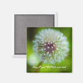 Aimant Réfrigérateur à Dandelion (Recto/Verso)