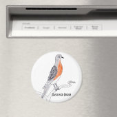 Aimant Réfrigérateur à pigeon passager (In Situ (Lave-vaisselle))