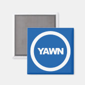 Aimant Réfrigérateur de la marque Denim Yawn (Recto/Verso)