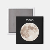 Aimant Réfrigérateur de lune (Recto/Verso)