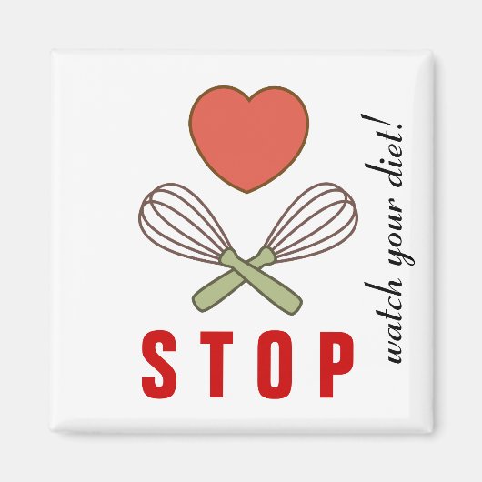 Aimant Réfrigérateur de perte de poids pour le soutien al (Devant)