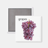 Aimant Réfrigérateur de raisins (Recto/Verso)