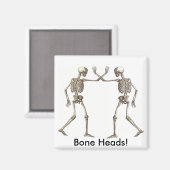 Aimant Réfrigérateur de têtes d'os (Recto/Verso)