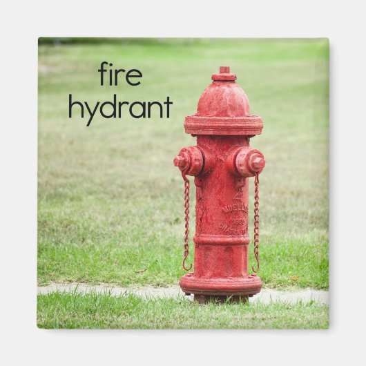 Aimant Réfrigérateur d'incendie (Devant)