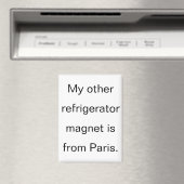 Aimant Réfrigérateur Drôle De Paris (In Situ (Lave-vaisselle))
