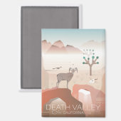 Aimant Réfrigérateur du parc national de la vallée de la  (Recto/Verso)