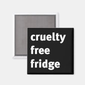 Aimant Réfrigérateur Gras sans cruauté (Recto/Verso)