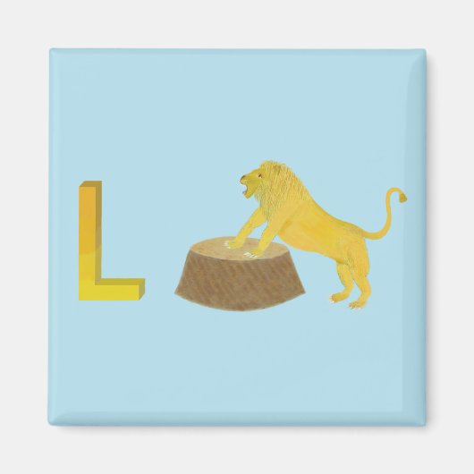 Aimant Réfrigérateur Lion (Devant)