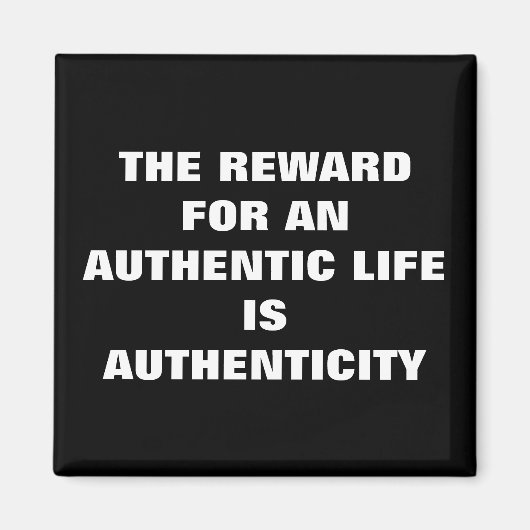 Aimant Réfrigérateur - Noir/Blanc (Devant)