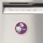 Aimant Réfrigérateur, Nom Modèle, Chèvre mignonne (In Situ (Lave-vaisselle))