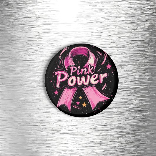 Aimant Réfrigérateur Rose Power