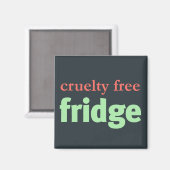 Aimant Réfrigérateur sans cruauté (Recto/Verso)
