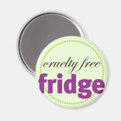 Aimant Réfrigérateur sans cruauté (Recto/Verso)