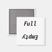 Aimant Réfrigérateur vide complet (Recto/Verso)
