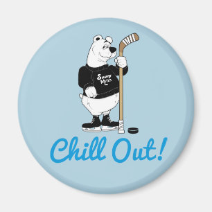 Aimant Refroidir ! Hockey Polaire Bear Hockey