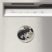 Aimant régal Amoureux des chats (In Situ (Lave-vaisselle))