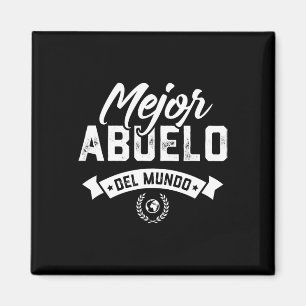 Aimant Regalo Para Abuelo Mejor Abuelo Del Mundo Dia Del