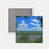 Aimant Regard sur le puissant Mississippi (Recto/Verso)
