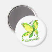 Aimant Regarde ! Je suis un papillon ! ! (Recto/Verso)