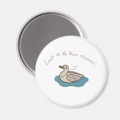 Aimant Regarde tous ces poulets ! (Recto/Verso)